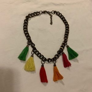 Colorful Tassel Necklace